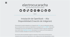 Desktop Screenshot of electrocucaracha.com